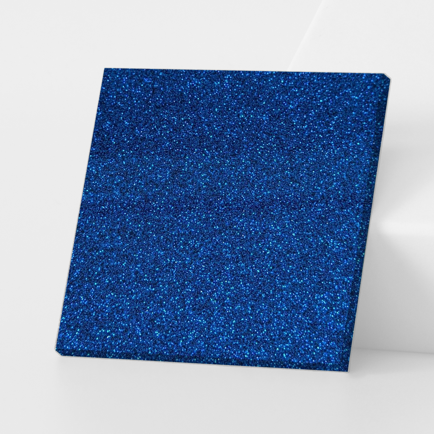 Blue Glitter Cast Acrylic