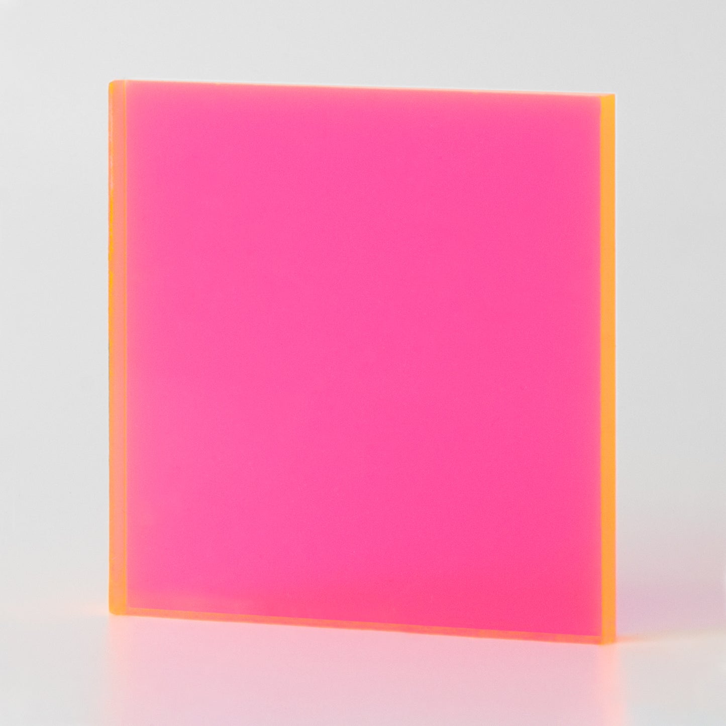 Fluorescent Red Cast Acrylic