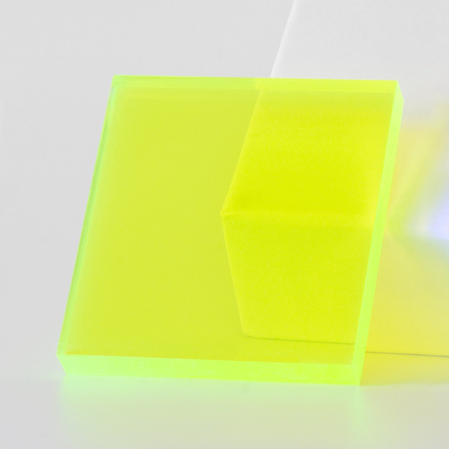 Flourescent Green Cast Acrylic