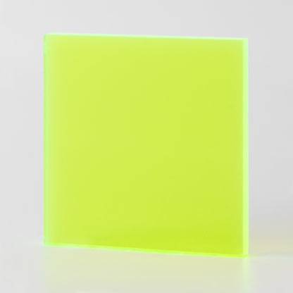Flourescent Green Cast Acrylic