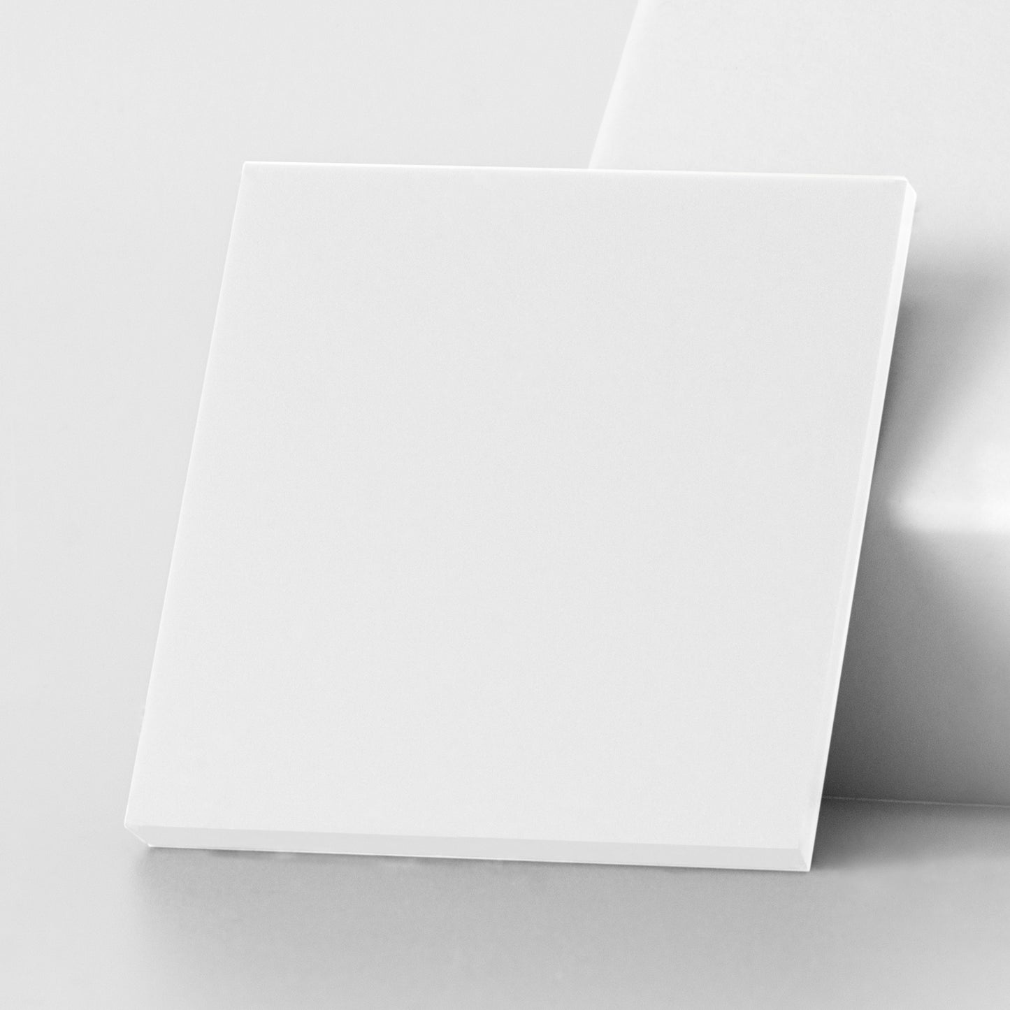 Matte White Cast Acrylic