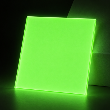 Green Glow In The Dark Cast Acrylic