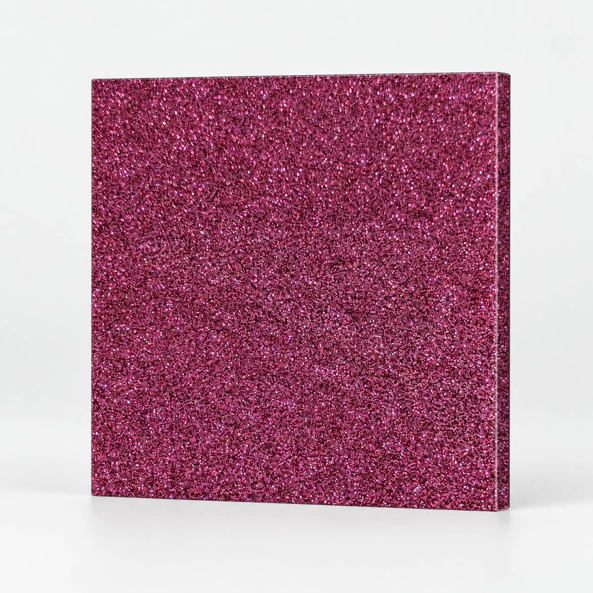 Mulberry Glitter Cast Acrylic