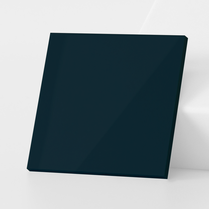 Dark Navy Blue Cast Acrylic