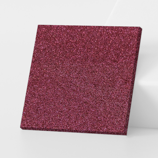 Pink Glitter Cast Acrylic