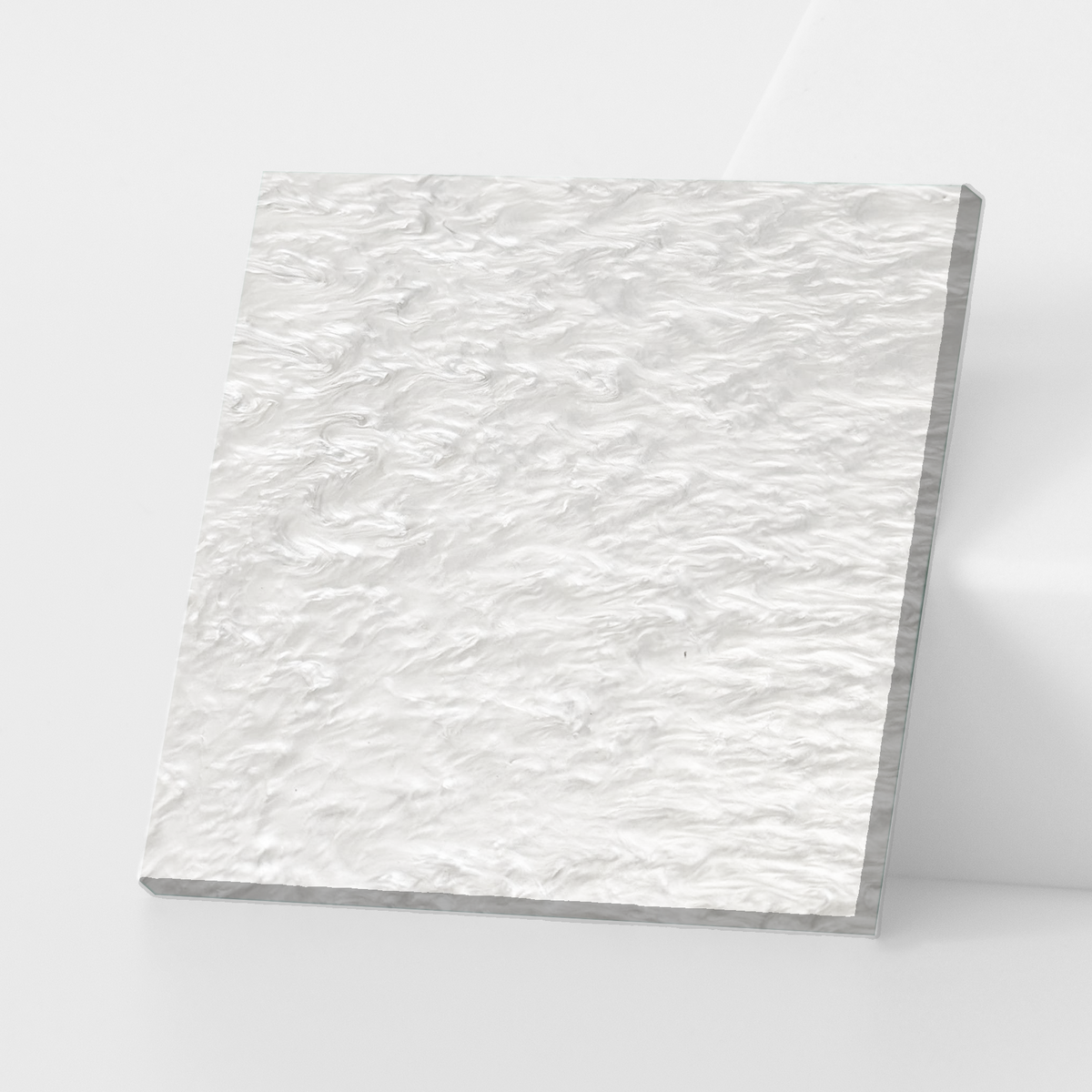 True White Marble Cast Acrylic