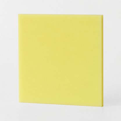 Yellow Glow In The Dark Cast Acrylic